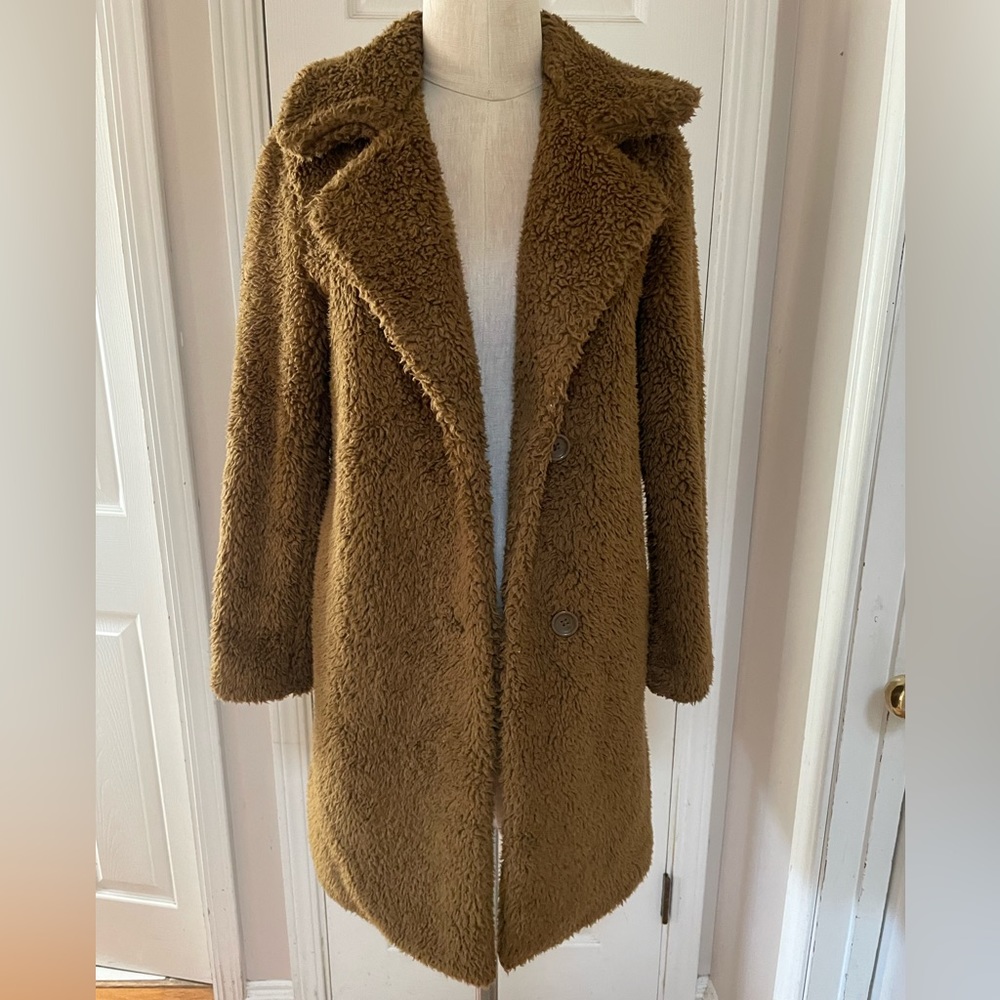 UNIQLO Fleece pile-lined teddy coat